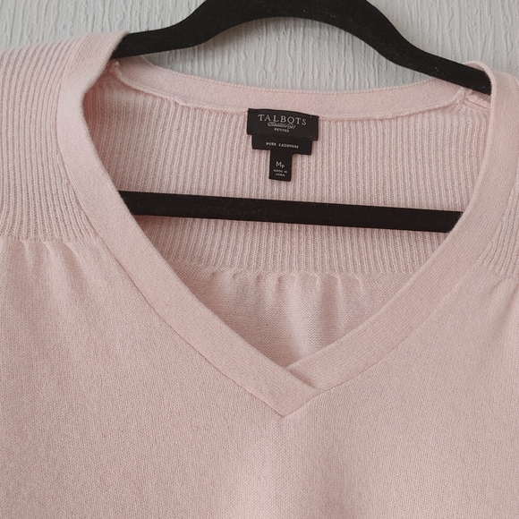 Talbots Pure Cashmere Sweater Size Mp - Picture 3 of 7